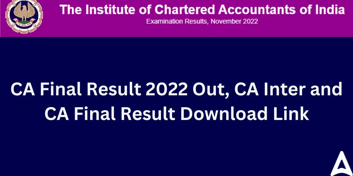 ICAI inter final exam results for May